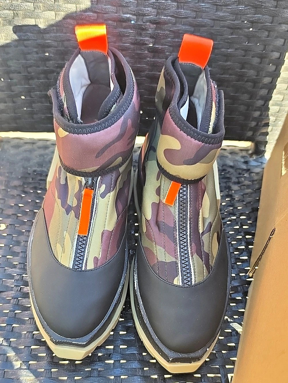 United Nude Camo Zip Sneakers EU 38. Insoles Were Removed. Please See Pictures.